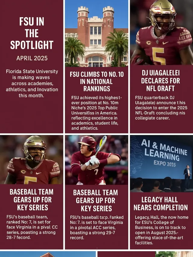 FSU in the Spotlight: Top 9 Florida State University Highlights in April 2025