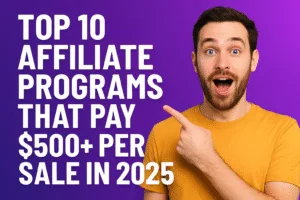 Top 10 High-Ticket Affiliate Programs That Pay $500+ Per Sale in 2025
