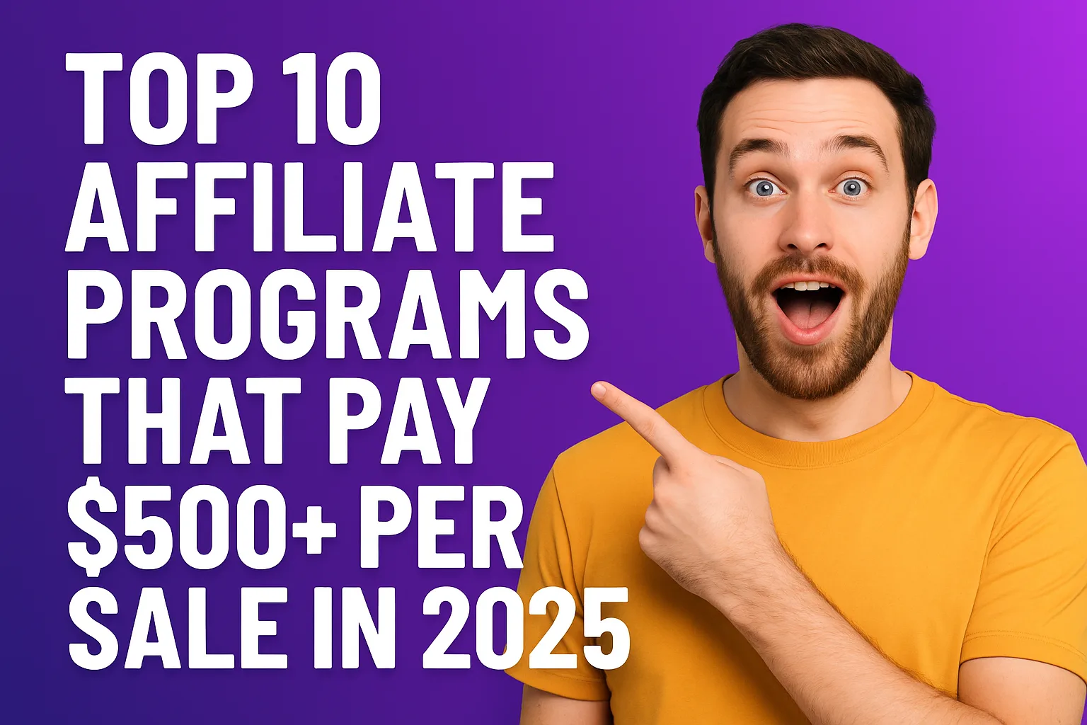 Top 10 High-Ticket Affiliate Programs That Pay $500+ Per Sale in 2025