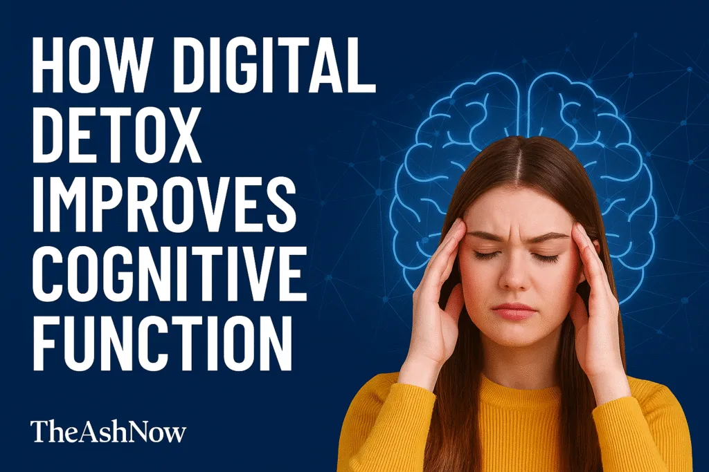 How Digital Detox Improves Cognitive Function Attention and concentration, Memory