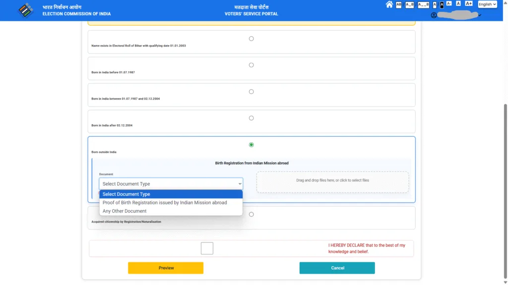How To Fill ECI Enumeration Form Online
Enumeration Form 2025
Special Intensive Revision
ECI, Voter id
