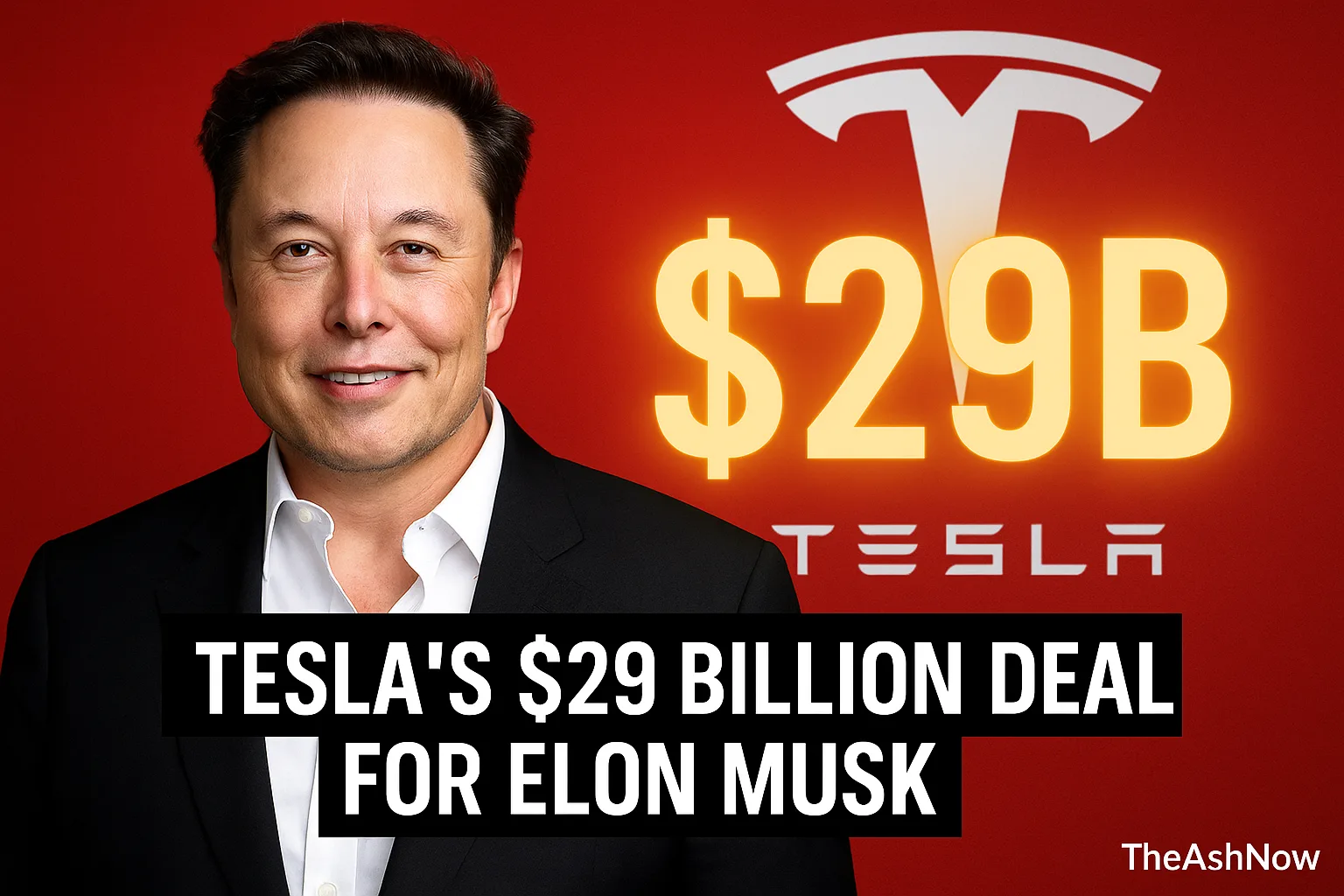 🚨Breaking: Tesla Awards Elon Musk $29 Billion Stock to Secure His Leadership