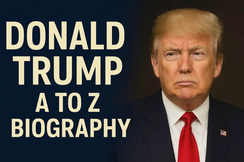 Donald Trump: From Billionaire to President – The Complete A to Z Biography, Donald Trump Biography, Trump A to Z, U.S. Presidents, Trump Legacy, Trump vs Biden 2024, TheAshNow Services