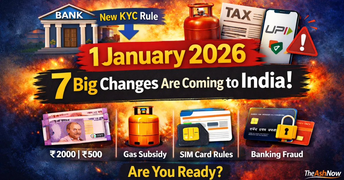 1 January 2026 Se India Me Ye 7 Bade System Changes Hone Wale Hain — Jo Aapke Paise, Phone Aur Life Sab Badal Denge