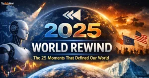 2025 World Rewind The 25 Moments That Defined Our World, Technology, Politics & Power, Economy & Work, Society & Culture