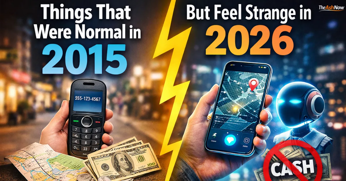 Things That Were Normal in 2015 But Feel Strange in 2026