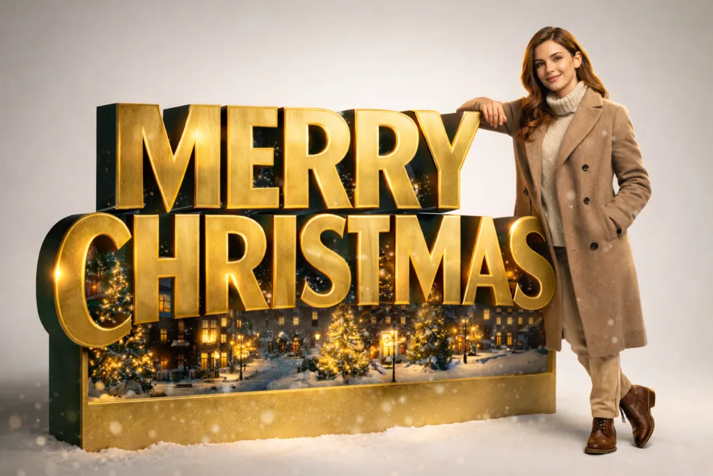 Merry Christmas, Merry Christmas AI Prompts, Merry Christmas 8K Images, Cinematic Merry Christmas Images