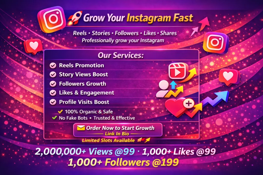Instagram Promotion, Reels Promotion, Insta Followers Likes, Increase insta views
