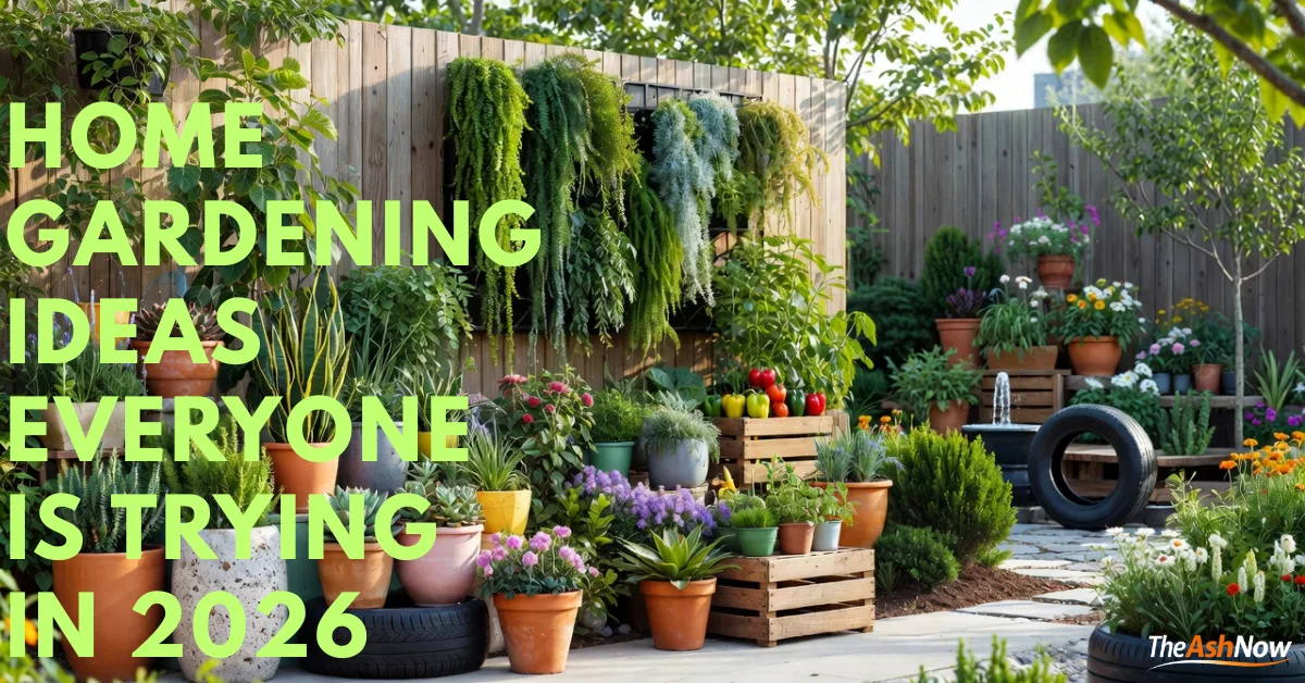 Home Gardening Ideas Everyone Is Trying in 2026