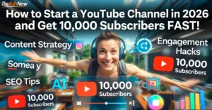 How to Start a YouTube Channel in 2026 and Get 10,000 Subscribers FAST!