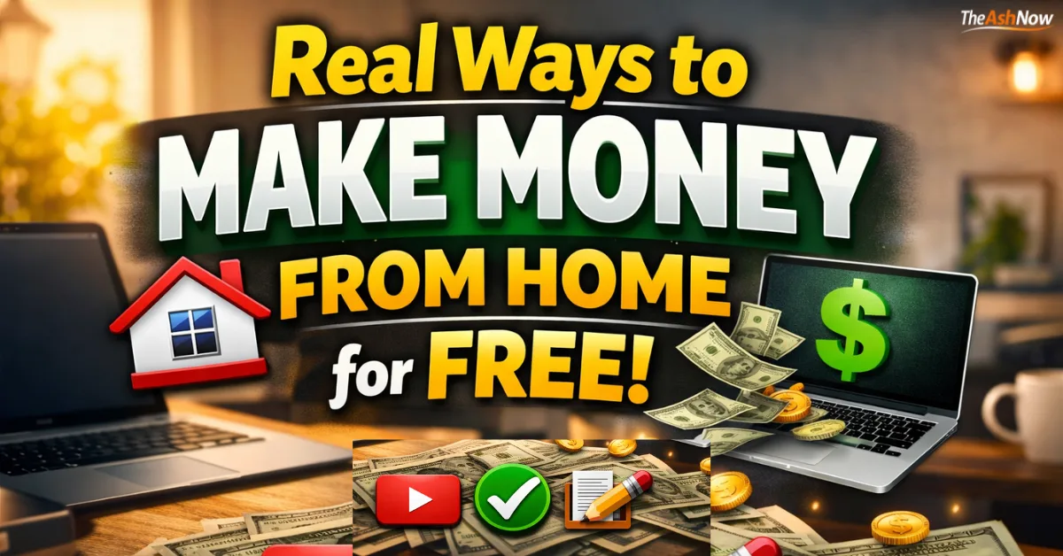 Real Ways to Make Money From Home for Free