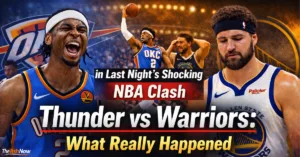 Thunder vs Warriors: What Really Happened in Last Night’s Shocking NBA Clash