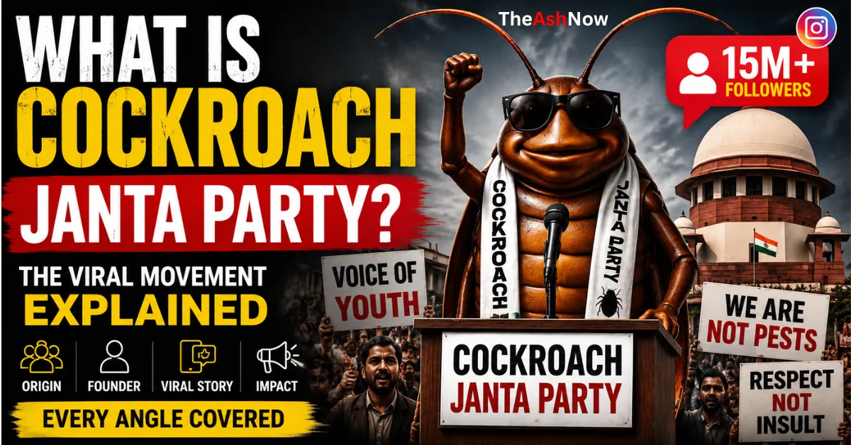 What Is Cockroach Janta Party? The Viral Satirical Movement Explaining a New Age of Internet Politics