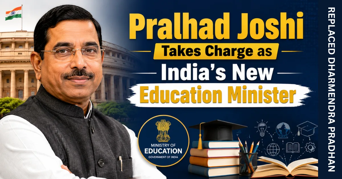 Pralhad Joshi Takes Charge as India’s New Education Minister