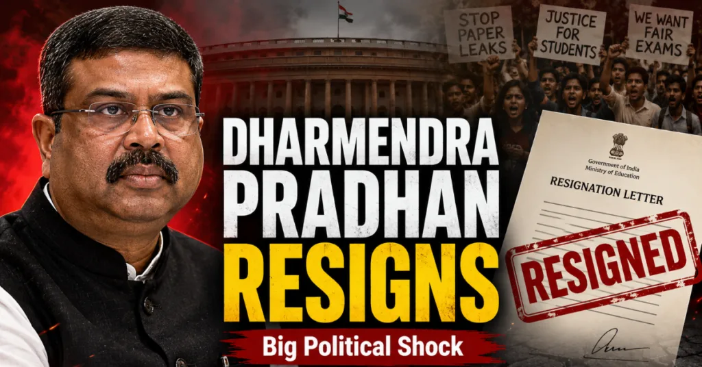 Dharmendra Pradhan Resigns as Union Education Minister