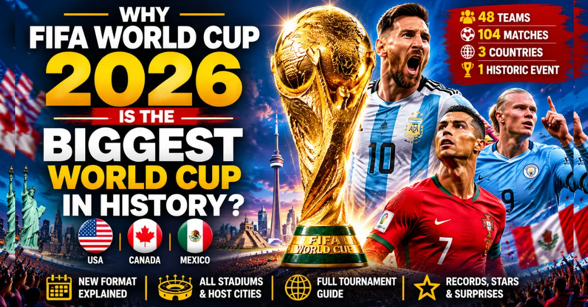 Why FIFA World Cup 2026 Is the Biggest World Cup in History?